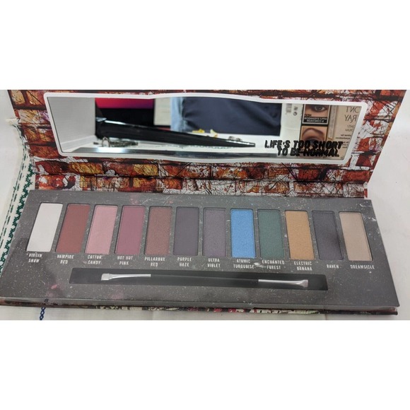 MANIC PANIC AMPLIFIED EYESHADOW PALETTE OFFICIAL RARE LICENSE PUNK EMO - Picture 5 of 6